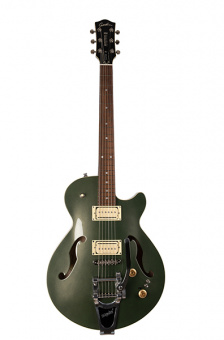 046881 Montreal Premiere Ltd Desert Green w/Bigsby Электрогитара арктоп, с футляром, Godin от магазина Соло в Иркутске