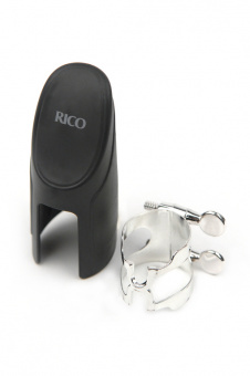 HCL1S H-LIGATURE Лигатура с колпачком для кларнета Bb, посеребренная  RICO от магазина Соло в Иркутске