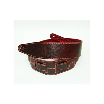 FL60007L21L Leather 21 Ремень для гитары, кожаный, бордо, Fidel от магазина Соло в Иркутске