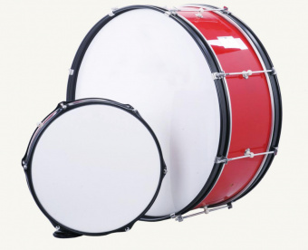 FSBM24-RED Маршевый бас-барабан 24х10", красный, Foix от магазина Соло в Иркутске