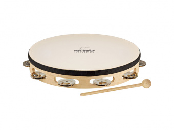 NINO25 Тамбурин 10", один ряд бубенцов, Nino Percussion от магазина Соло в Иркутске