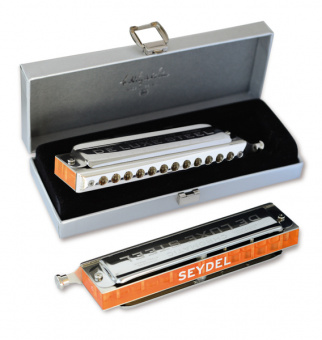 54480C De Luxe Steel C Губная гармошка хроматическая, Seydel Sohne от магазина Соло в Иркутске