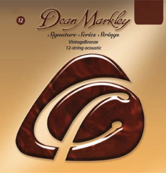 DM2206 Vintage Bronze Комплект струн для 12-струнной акустической гитары, 12-54, Dean Markley от магазина Соло в Иркутске