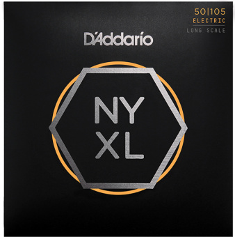 NYXL50105 NYXL Комплект струн для бас-гитары, Long Scale, Medium, 50-105, D'Addario от магазина Соло в Иркутске