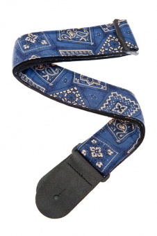 50G03 Тканный ремень для гитары, рисунок «Bandana Blue», Planet Waves от магазина Соло в Иркутске