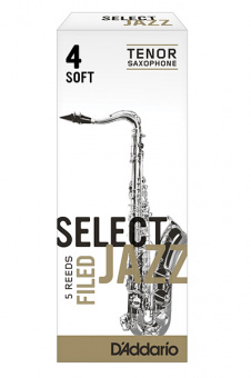 RSF05TSX4S Select Jazz Filed Трости для саксофона тенор, размер 4, мягкие (Soft), 5шт, Rico от магазина Соло в Иркутске