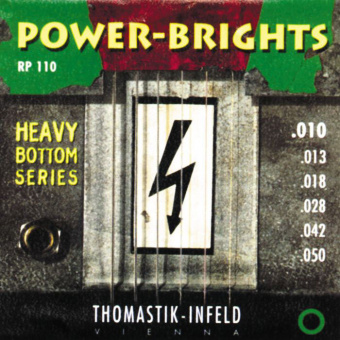 RP110 Power-Brights Heavy Bottom Комплект струн для электрогитары, 10-50, Thomastik от магазина Соло в Иркутске