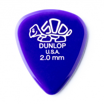 41P2.0 Delrin 500 Медиаторы, 12шт, толщина 2,00мм, Dunlop от магазина Соло в Иркутске