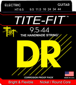 HT-9,5 TITE-FIT Half-Tite Комплект струн для электрогитры, 9.5-46, DR от магазина Соло в Иркутске