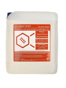 LS-very-slow-PLUS Жидкость для дым машин и хейзеров, 5л. LightSpot от магазина Соло в Иркутске