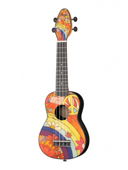 K2-68 Keiki Designer Series Укулеле сопрано, с чехлом и тюнером, Ortega от магазина Соло в Иркутске
