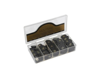4770 JD Jazztones Коробка медиаторов, 180шт, 5 видов, черные, Dunlop от магазина Соло в Иркутске