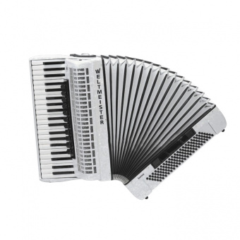 Saphir-IV-120/41-WH-IS Saphir Аккордеон 41/120/IV/11/5, белый, итал.пластины, Weltmeister от магазина Соло в Иркутске