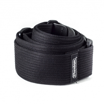 D27-01BK Ribbed Ремень для гитары, хлопок, черный, Dunlop от магазина Соло в Иркутске