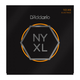 NYXL1046 NYXL Комплект струн для электрогитары, никелированные, Regular Light, 10-46, D'Addario от магазина Соло в Иркутске