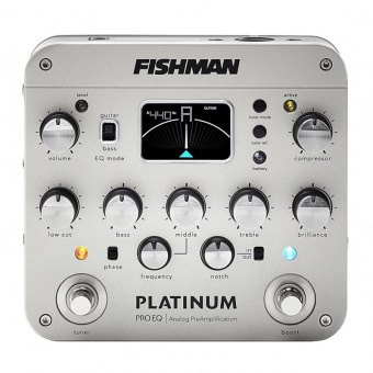 PRO-PLT-201 Platinum Pro EQ/DI Гитарный предусилитель со встроенным эквалайзером, Fishman от магазина Соло в Иркутске