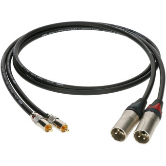 ALPM015 Кабель акустический XLRm-RCA, 1,5м, 2шт, Klotz от магазина Соло в Иркутске