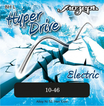 BH-L Hyper Drive Комплект струн для электрогитары, никель/железо, 10-46, Мозеръ от магазина Соло в Иркутске