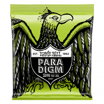 P02021 Paradigm Slinky Комплект струн для электрогитары, сталь, 10-46, Ernie Ball от магазина Соло в Иркутске
