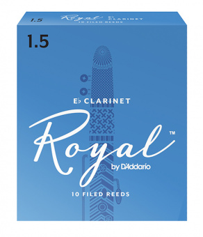 RBB1015 Royal Трости для кларнета Eb, размер 1.5, 10шт, Rico от магазина Соло в Иркутске