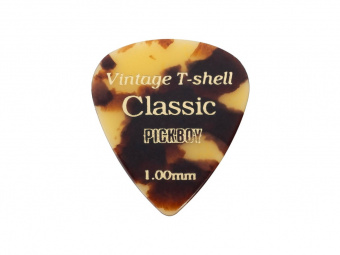 GP-55/100 Celluloid Vintage Classic T-Shell Медиаторы 50шт, толщина 1.0мм, Pickboy от магазина Соло в Иркутске