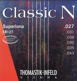 CR127 Classic N Комплект струн для акустической гитары, нейлон/посеребренная медь 027-043, Thomastik от магазина Соло в Иркутске