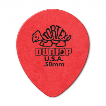 413R.50 Tortex Teardrop Медиаторы 72шт, капля, толщина 0,50мм, Dunlop от магазина Соло в Иркутске