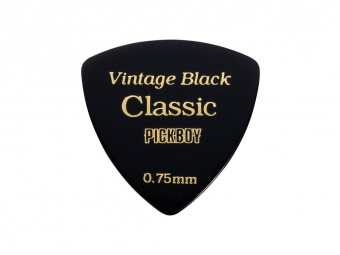GP-04BL/075 Celluloid Vintage Classic Black Медиаторы 50шт, толщина 0.75мм, Pickboy от магазина Соло в Иркутске