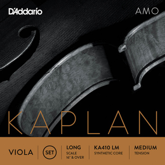 KA410-LM Kaplan Amo Комплект струн для альта, среднее натяжение, Long Scale, D'Addario от магазина Соло в Иркутске