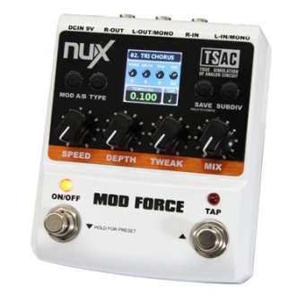 MOD-FORCE Педаль эффектов модуляции, Nux Cherub от магазина Соло в Иркутске
