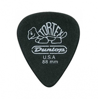 488P.88 Tortex Pitch Black Standard Медиаторы 12шт, толщина 0,88мм, Dunlop от магазина Соло в Иркутске