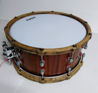 MBsp-d 1465-10 Малый барабан, сапеле 14х6,5", цвет натуральный, Мастерская Бехтеревых от магазина Соло в Иркутске