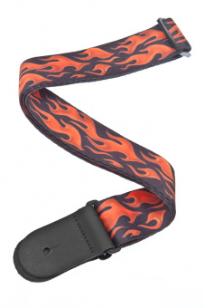 50F01 Woven Ремень для гитары текстильный, без наплечника, рисунок "Fluid Flames" Planet Waves от магазина Соло в Иркутске