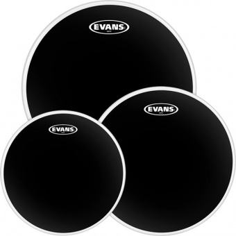 ETP-CHR-F Black Chrome Fusion Набор пластика для том барабана 10"/12"/14", Evans от магазина Соло в Иркутске