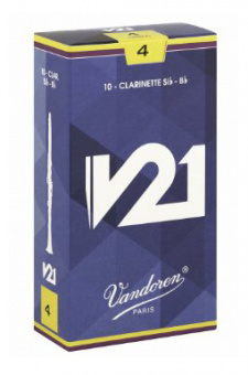 CR804 V21 Трости для кларнета Bb, №4.0, 10шт, Vandoren от магазина Соло в Иркутске
