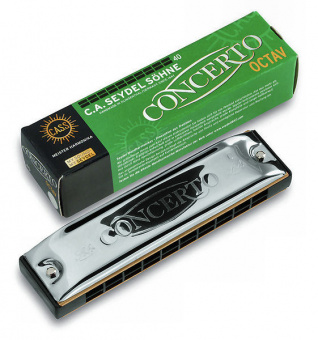 30401C Concerto C Губная гармошка октавная, Seydel Sohne от магазина Соло в Иркутске