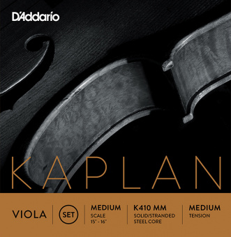 K410-MM Kaplan Forza Комплект струн для альта, среднее натяжение, Medium Scale, D'Addario от магазина Соло в Иркутске