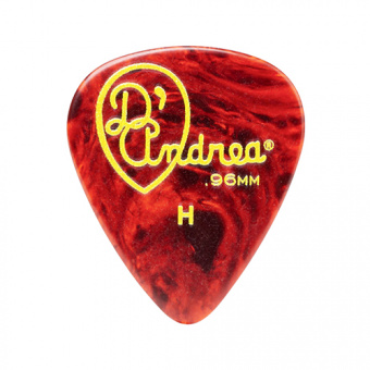 TPG351.096HV Shell Celluloid Медиаторы, 12шт, целлулоид, 0,96мм, D'Andrea от магазина Соло в Иркутске