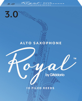 RJB1030 Rico Royal Трости для саксофона альт, размер 3.0, 10шт в упаковке Rico от магазина Соло в Иркутске