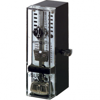 886051 TAKTELL SUPER-MINI Метроном механический, пластмассовый корпус, черный, Wittner от магазина Соло в Иркутске