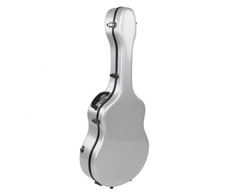 CE-153-S Футляр для акустической гитары джамбо, стекловолокно, серебристый, Jakob Winter от магазина Соло в Иркутске