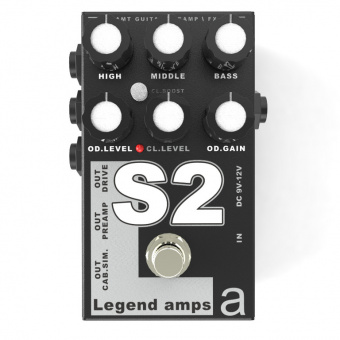 S-2 Legend Amps 2 Двухканальный гитарный предусилитель S2 (Soldano), AMT Electronics от магазина Соло в Иркутске