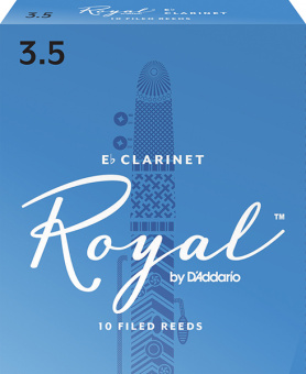 RBB1035 Rico Royal Трости для кларнета Eb, размер 3.5, 10шт, Rico от магазина Соло в Иркутске