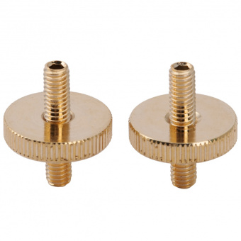 MX2210GD-2 Опоры бриджа Tune-O-Matic ABR-1, 2шт, золото, Musiclily от магазина Соло в Иркутске