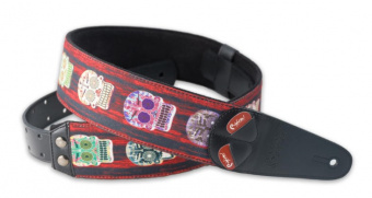 8401070150008 Mojo Skulls Unique Ремень для гитары, RightOn Straps от магазина Соло в Иркутске