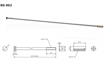 RS-002-590 Анкерный стержень, 590мм, Metallor от магазина Соло в Иркутске