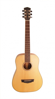 PW-410-Mini-NS Акустическая гитара, с чехлом, матовая, Parkwood от магазина Соло в Иркутске