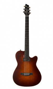 041602 A6 Baritone Ultra Burnt Umber Электрогитара с чехлом, Godin от магазина Соло в Иркутске