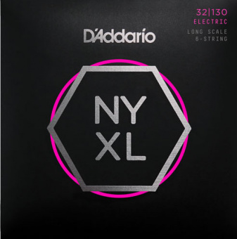 NYXL32130 NYXL Комплект струн для 6-струнной бас-гитары, Long Scale, Reg Light, 32-130, D'Addario от магазина Соло в Иркутске