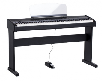 Stage-Studio-Black-Satin Цифровое пианино, черное, со стойкой (2 коробки) Orla от магазина Соло в Иркутске